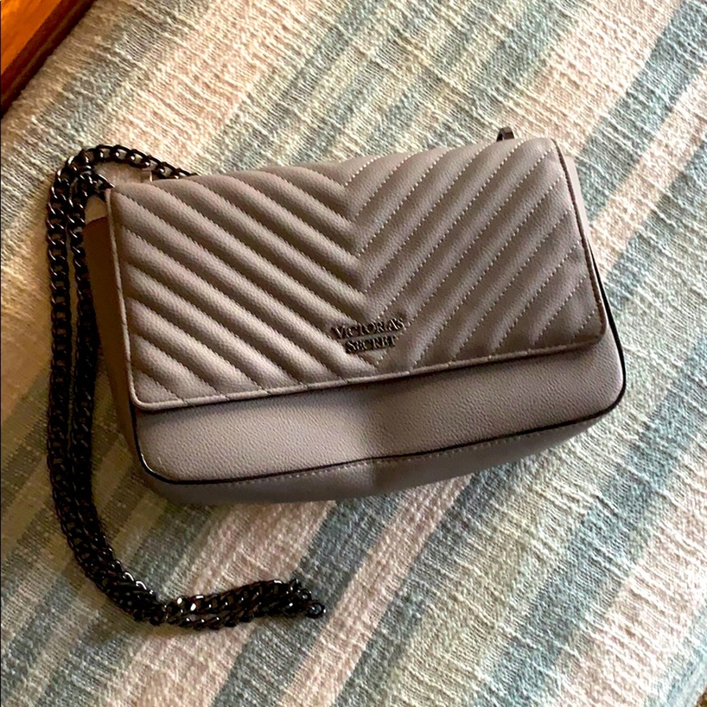 Victoria Secret Gray Cross Body Bag